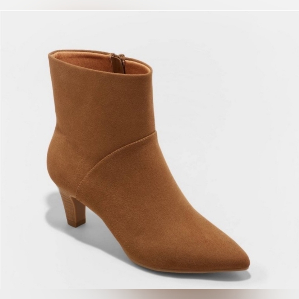 Women's Frances Ankle Boots - Universal Thread Brown 6, 6.5, 8 & 8.5 & 11 - Picture 2 of 3